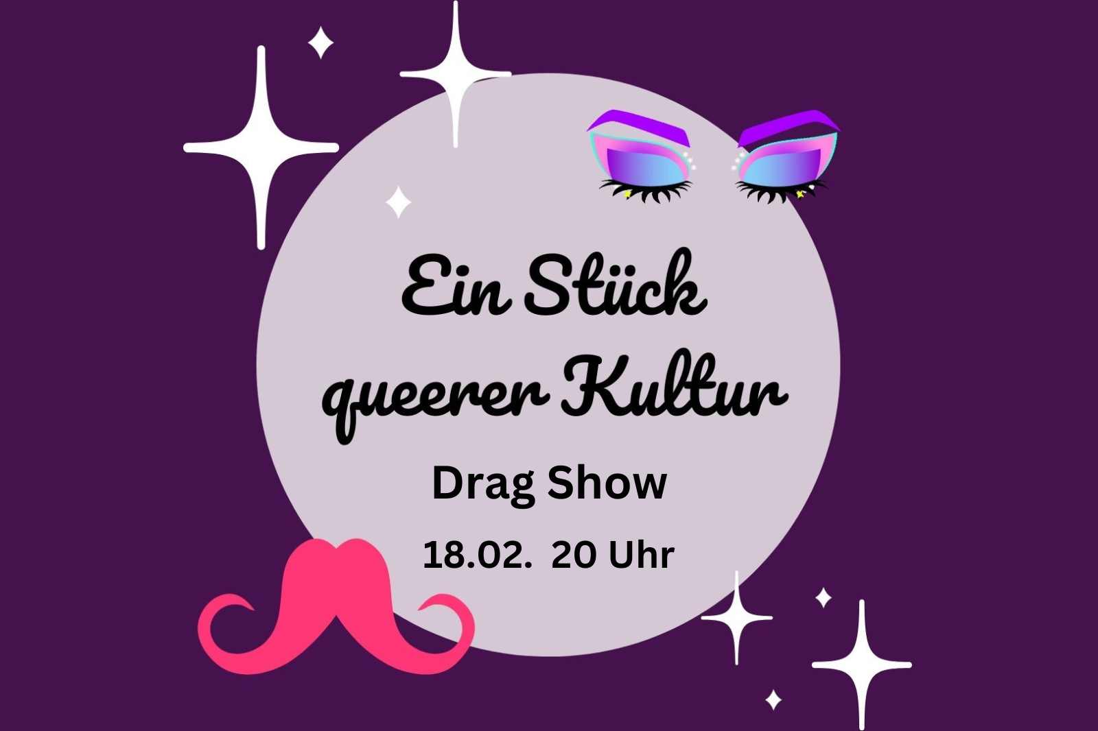 Drag Show im QZM am 2. Februar um 20Uhr