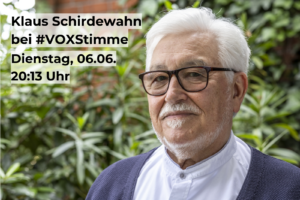 Foto von Klaus Schirdewahn, Text: Klaus Schirdewahn bei #VOXStimme, Dienstag, 06.06. um 20:13 Uhr