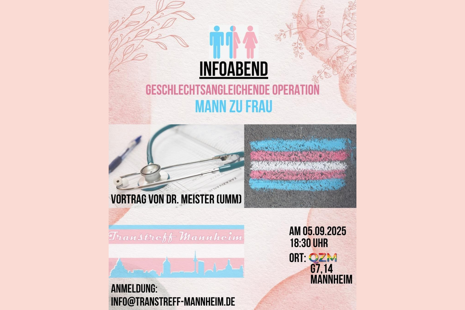Infoabend: Geschlechtsangleichende Operation Mann zu Frau