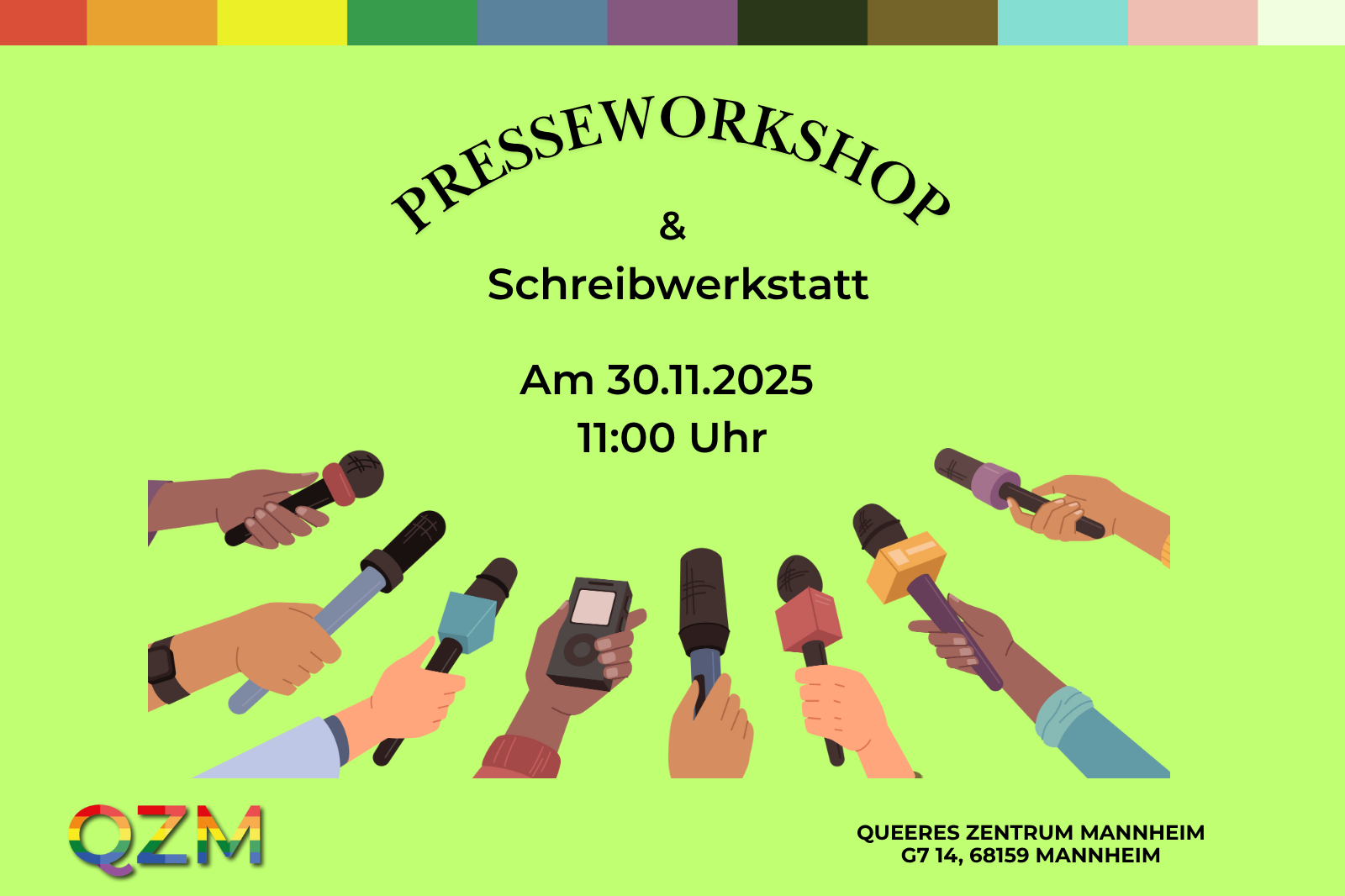 Presseworkshop und Schreibwerkstatt