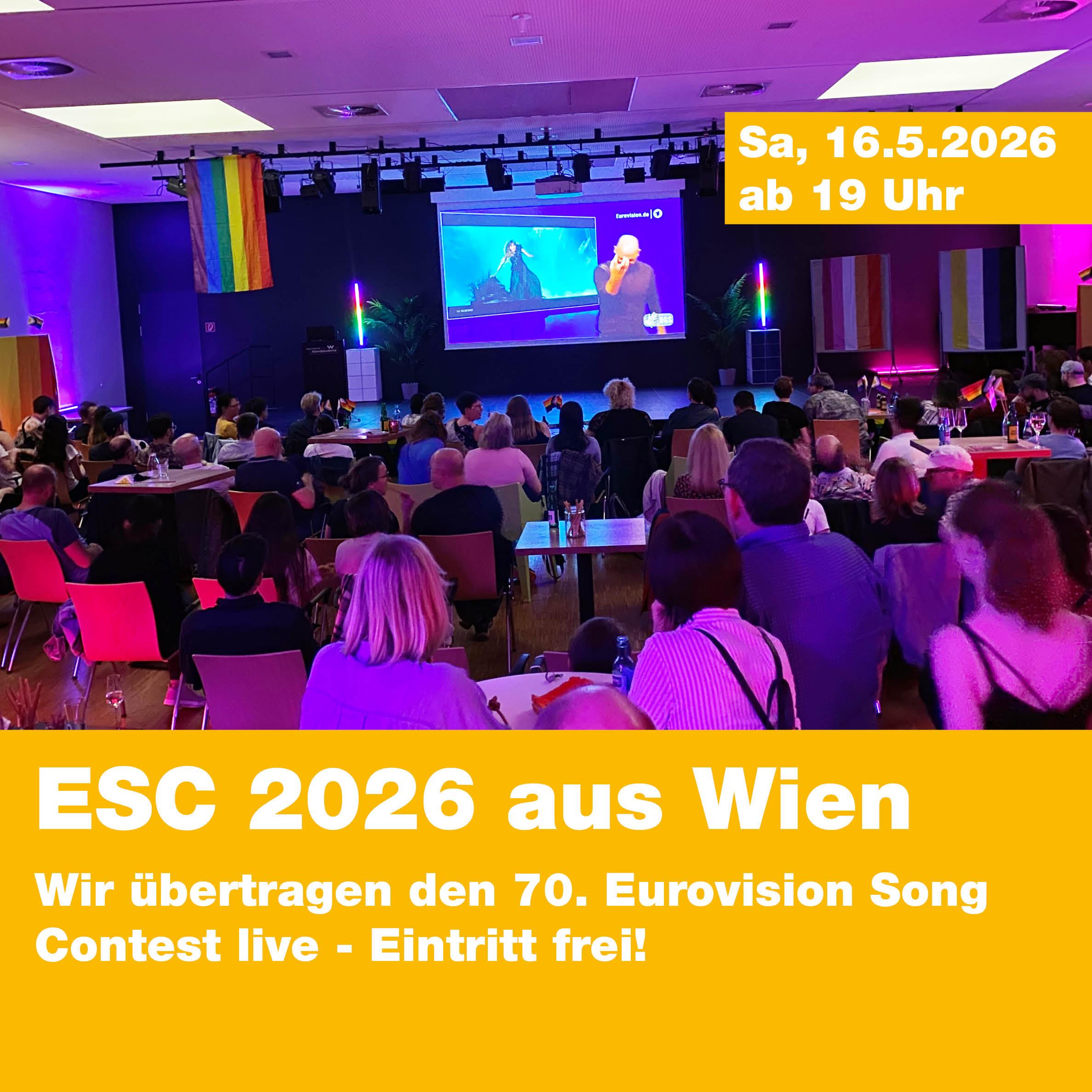Public Viewing des ESC Finale
