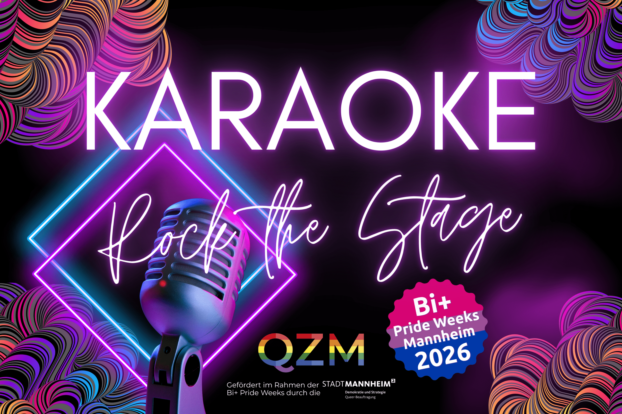Karaoke im QZM – Bi+ Pride Special Edition